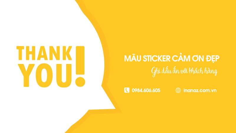 Top 30 mẫu sticker cảm ơn khách hàng, thank you stickers