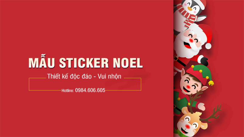 Tổng hợp 20 mẫu sticker Noel đẹp trang trí giáng sinh 