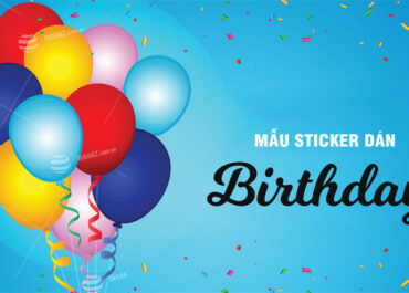 30+ mẫu sticker chúc mừng sinh nhật, happy birthday đẹp