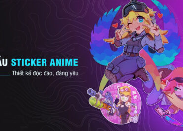 Khám phá bộ sưu tập mẫu sticker Anime, Manga dễ thương