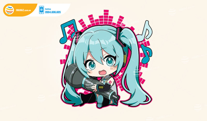 Mẫu sticker Anime dễ thương