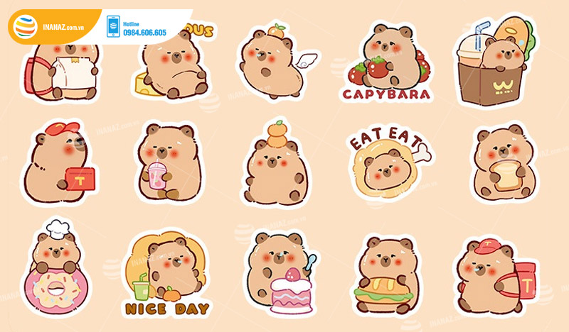 Sticker Capybara là gì?