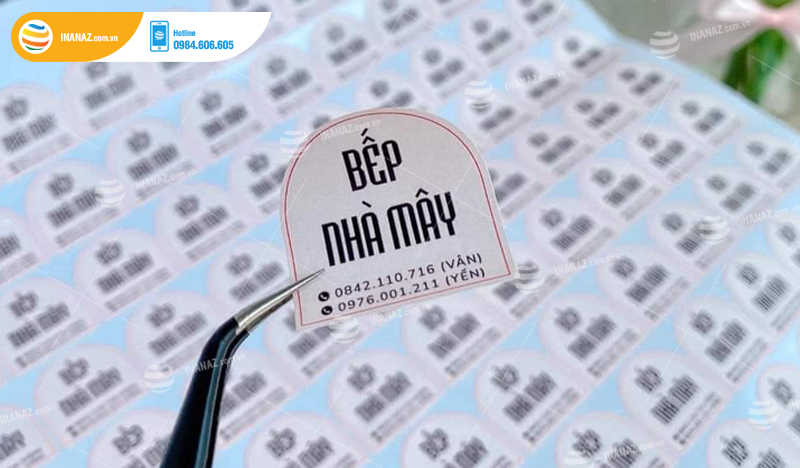 Mẫu sticker decal chống nước