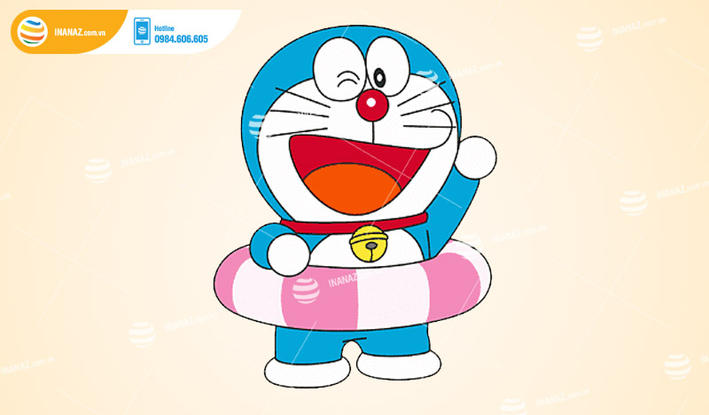 Mẫu sticker Doraemon đáng yêu