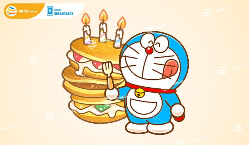 Mẫu sticker Doraemon đáng yêu