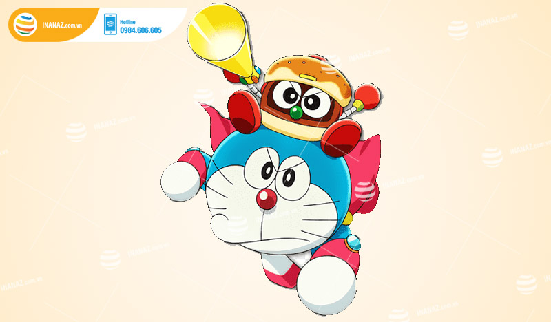 Mẫu sticker Doraemon đáng yêu