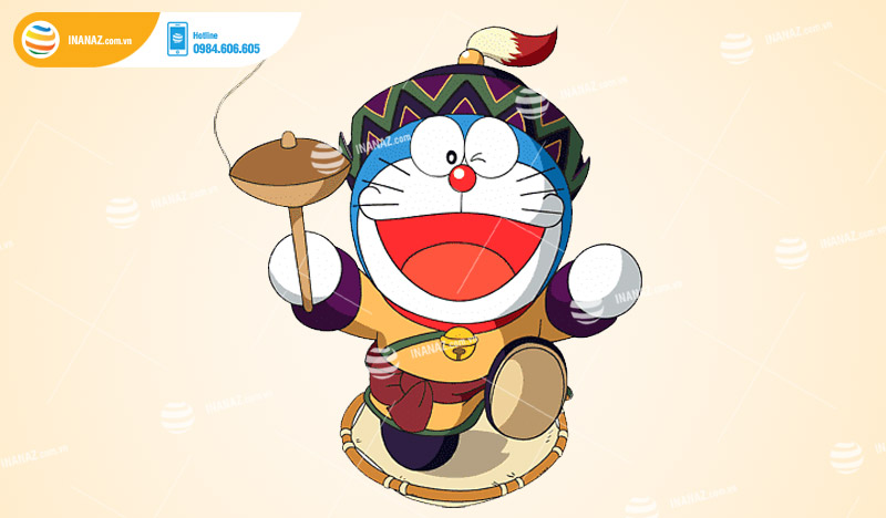 Mẫu sticker Doraemon đáng yêu