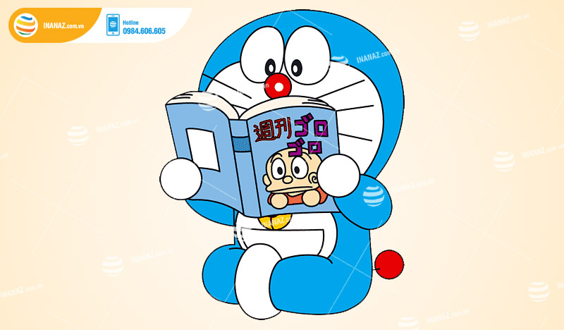 Mẫu sticker Doraemon đáng yêu