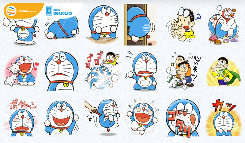 Vì sao mẫu sticker Doraemon lại được ưa chuộng rộng rãi