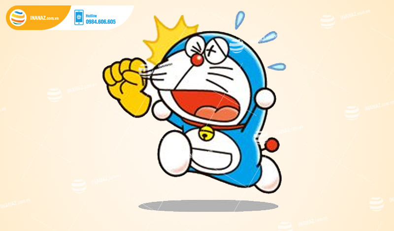 Mẫu sticker Doraemon đáng yêu