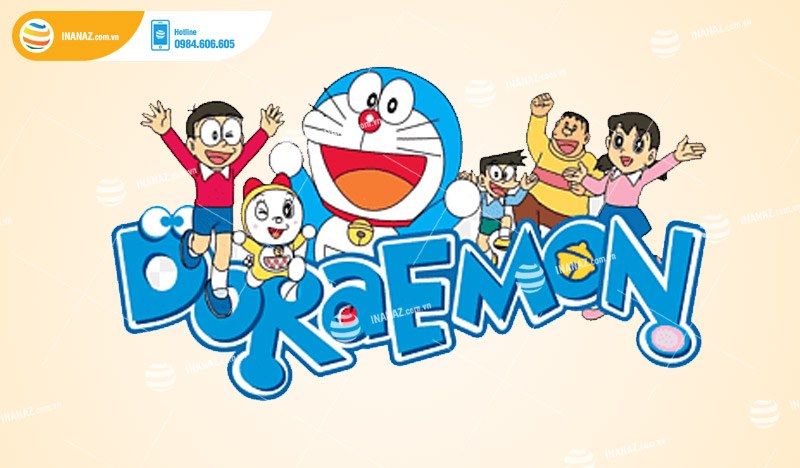 Mẫu sticker Doraemon đáng yêu