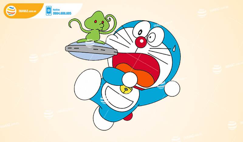 Mẫu sticker Doraemon đáng yêu