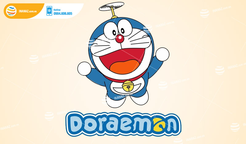 Mẫu sticker Doraemon đáng yêu