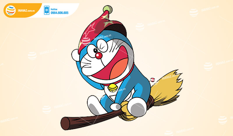 Mẫu sticker Doraemon đáng yêu