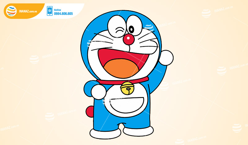 Mẫu sticker Doraemon đáng yêu