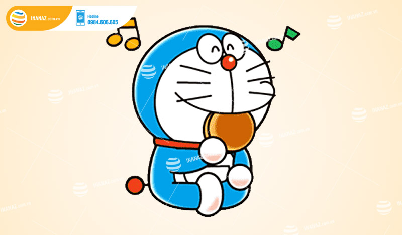 Mẫu sticker Doraemon đáng yêu