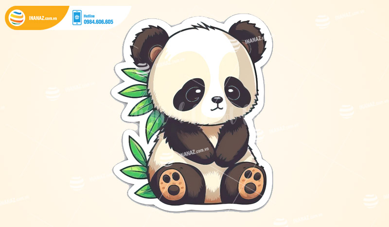 Tại sao mẫu sticker gấu trúc lại được yêu thích