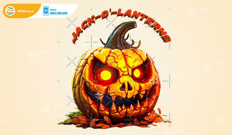 Mẫu sticker Halloween đẹp ấn tượng