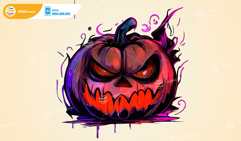 Mẫu sticker Halloween đẹp ấn tượng