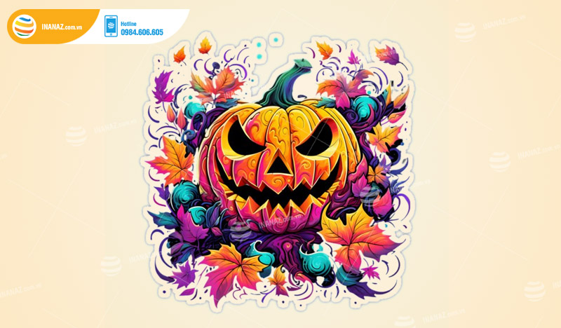 Mẫu sticker Halloween đẹp ấn tượng