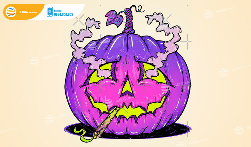 Mẫu sticker Halloween đẹp ấn tượng