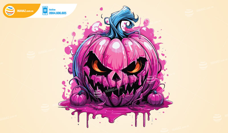 Mẫu sticker Halloween đẹp ấn tượng