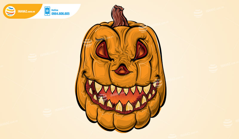 Mẫu sticker Halloween đẹp ấn tượng