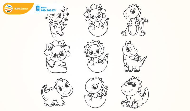 Mẫu sticker cute, dễ thương không màu