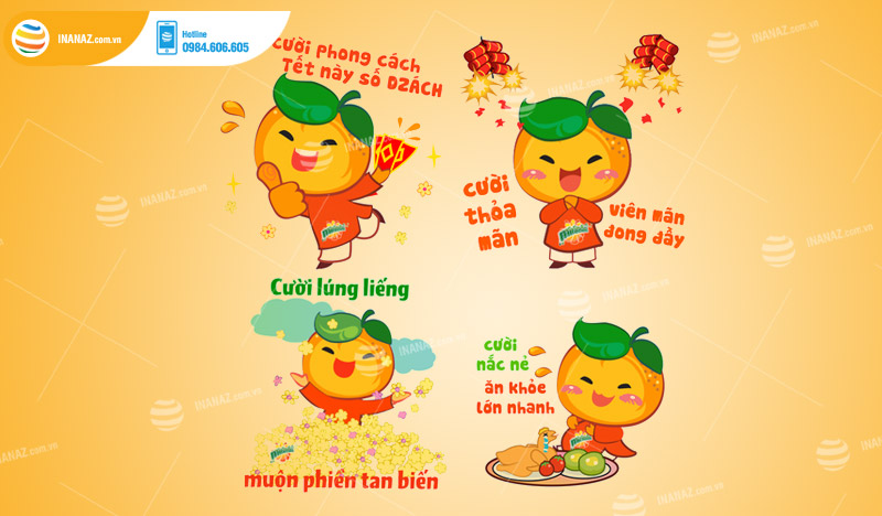 Mẫu sticker Tết đẹp