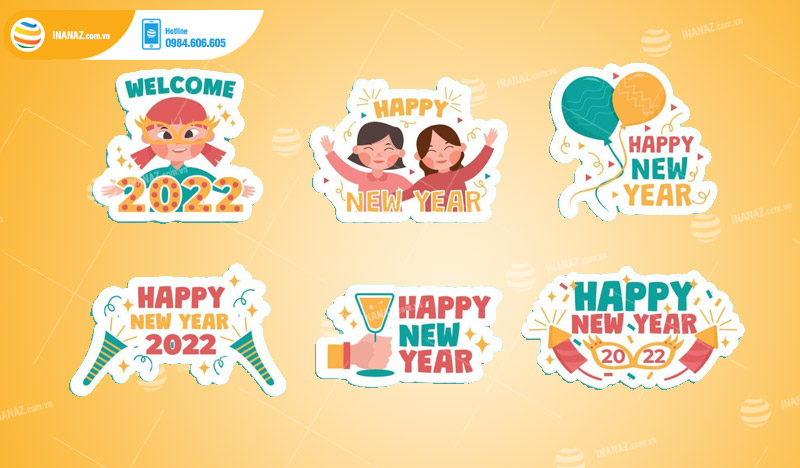 Mẫu sticker Tết đẹp