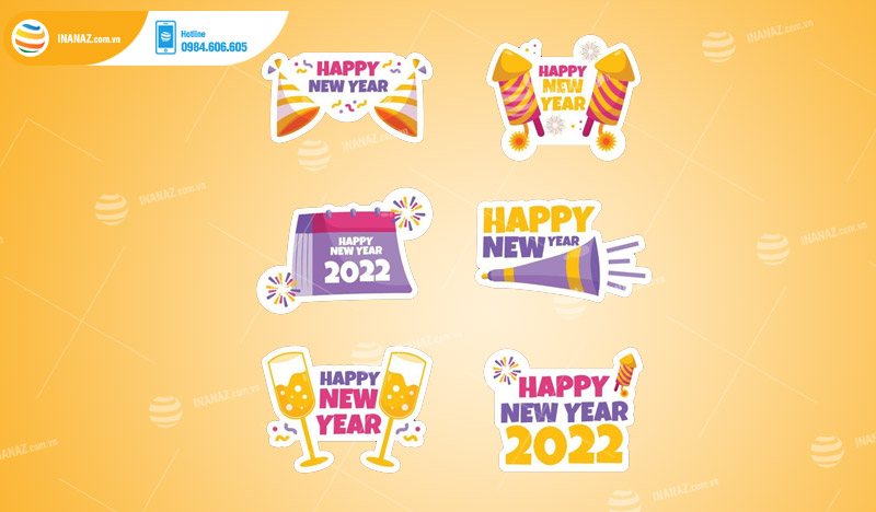 Mẫu sticker Tết đẹp