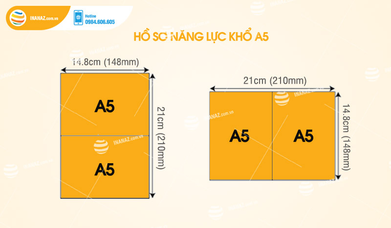 Hồ sơ năng lực kích thước A5