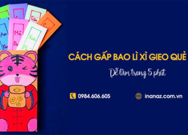 Hướng dẫn chi tiết cách gấp bao lì xì gieo quẻ trong 5 phút