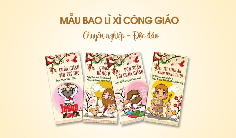 Top 19+ mẫu bao lì xì công giáo thiết kế đẹp và ý nghĩa