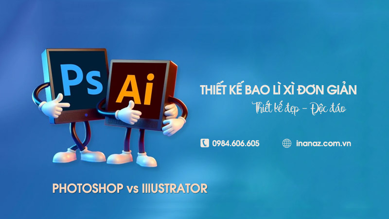 Thiết kế bao lì xì bằng Photoshop và Illustrator