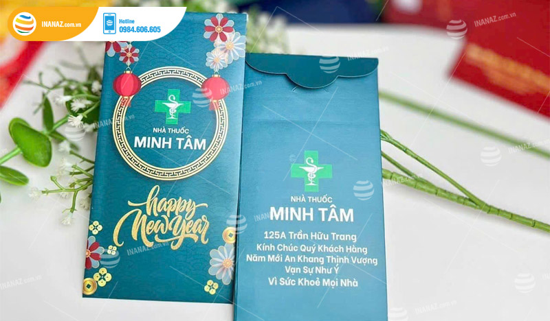 Mẫu bao lì xì giấy mỹ thuật