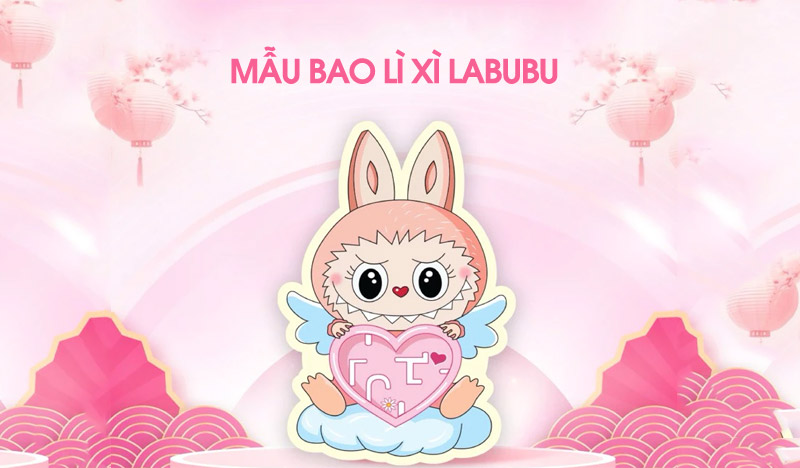 Mẫu bao lì xì Labubu siêu đáng yêu – Hot trend mùa Tết