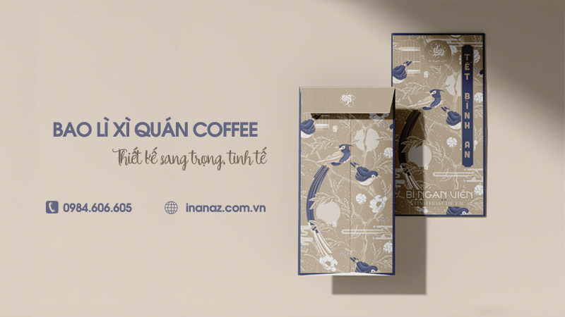 Top 12+ mẫu bao lì xì quán coffee thiết kế chuyên nghiệp