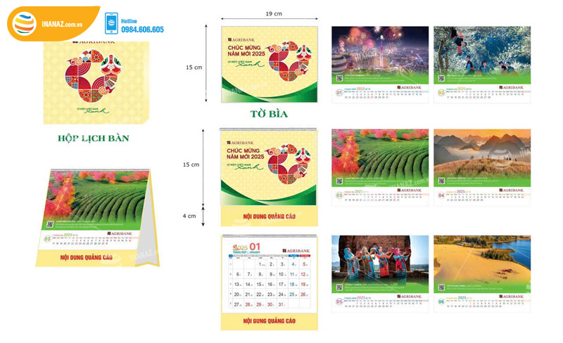 Những yếu tố quan trọng khi thiết kế lịch in Tết ngân hàng