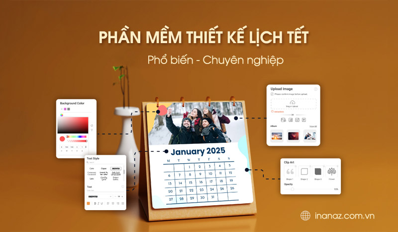 Bật mí 7 phần mềm thiết kế lịch Tết đẹp miễn phí