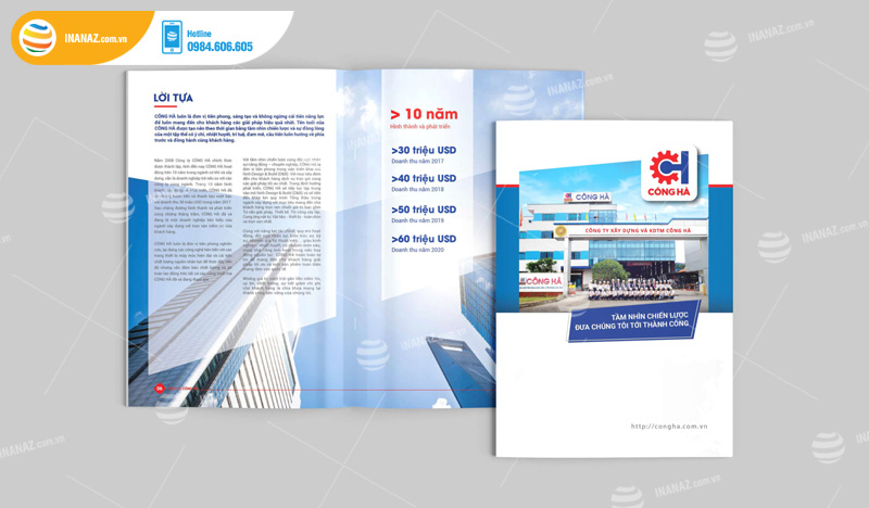 Mẫu hồ sơ năng lực công ty vật liệu xây dựng