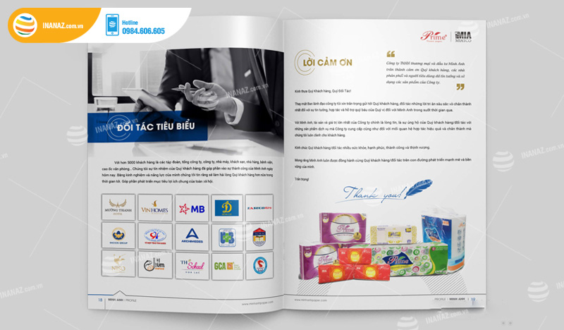 Mẫu hồ sơ năng lực công ty sản xuất giấy vệ sinh