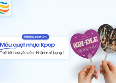 Top 15+ mẫu quạt nhựa quảng cáo Kpop cực hot trend