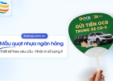 Top 10+ mẫu quạt nhựa quảng cáo ngân hàng đẹp độc đáo