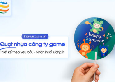 Top 11+ mẫu quạt nhựa quảng cáo công ty game độc đáo