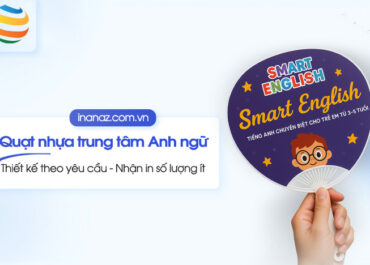 Top 10+ mẫu quạt nhựa quảng cáo trung tâm Anh ngữ đẹp