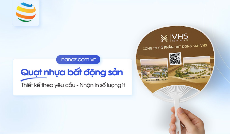 Top 10+ mẫu quạt nhựa quảng cáo bất động sản ấn tượng