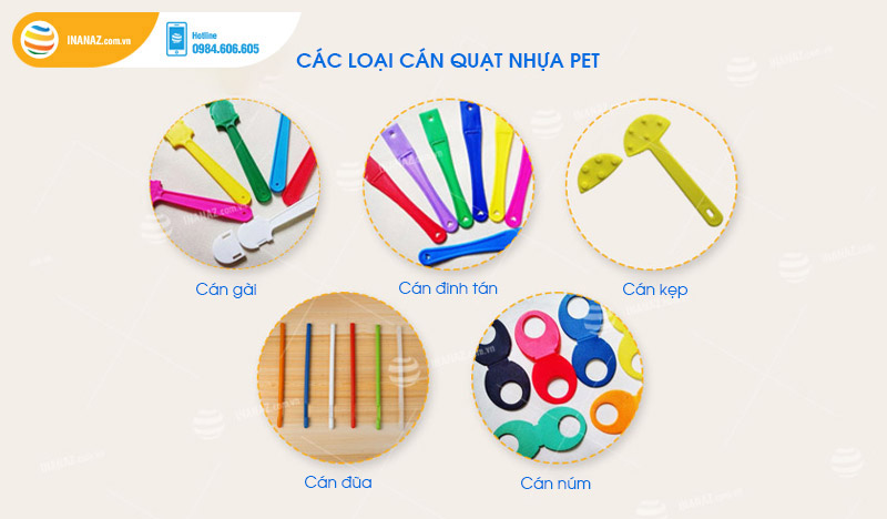 Cách chọn cán quạt nhựa hình tròn