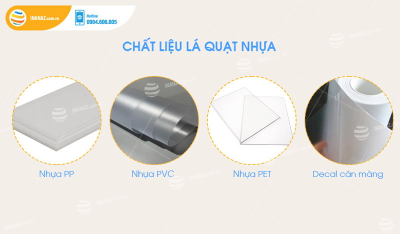 Chất liệu in quạt 