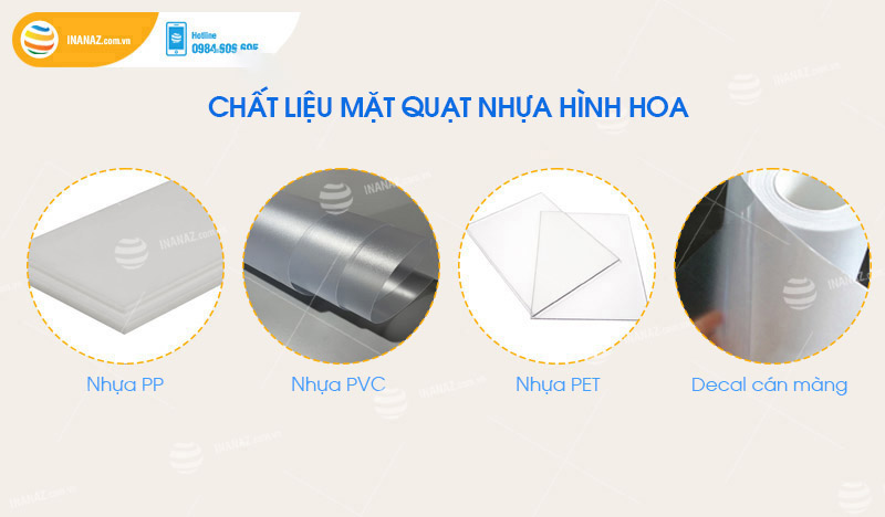 Chất liệu in mặt quạt